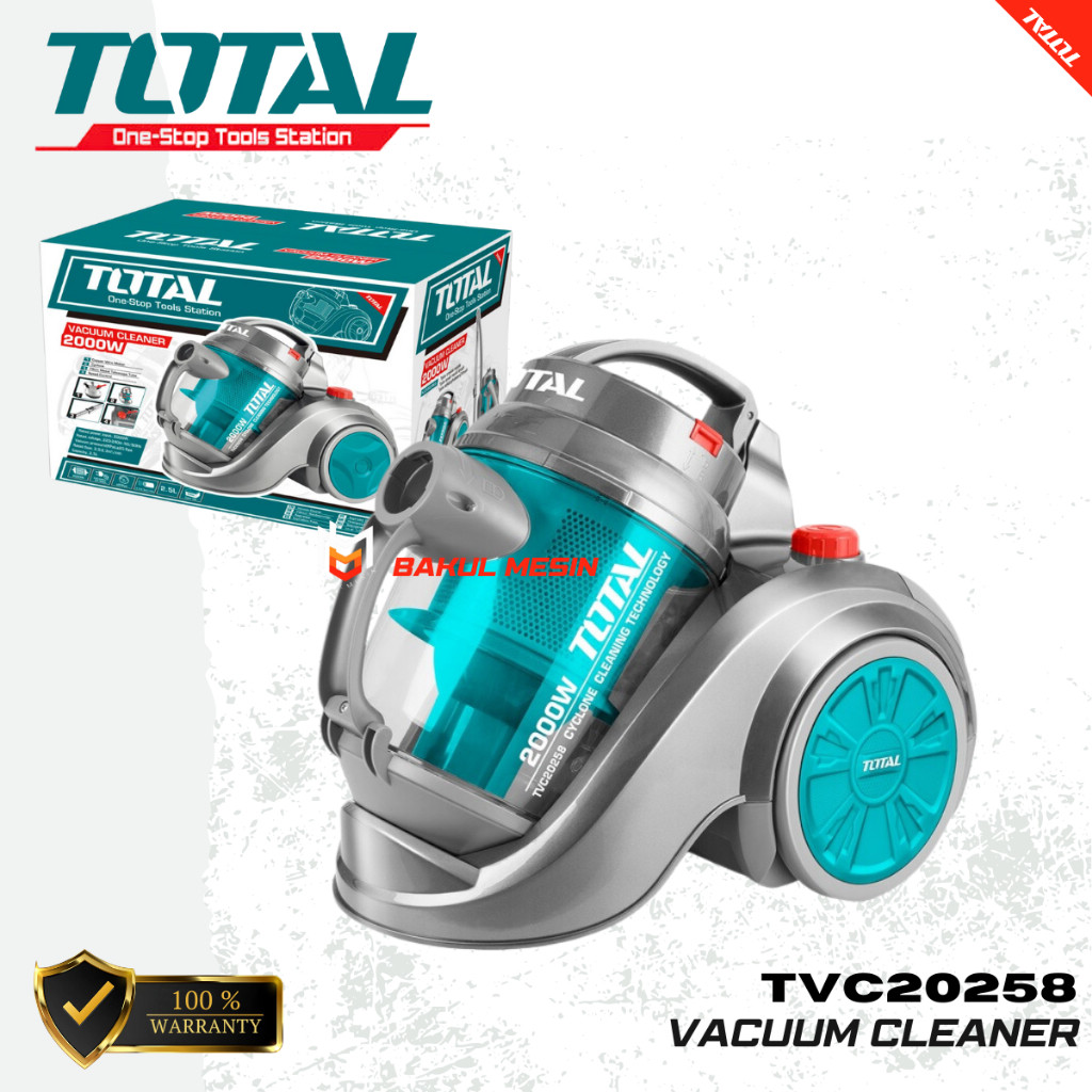 TOTAL TVC20258 Vacuum Cleaner Cyclone Mesin Sedot Debu