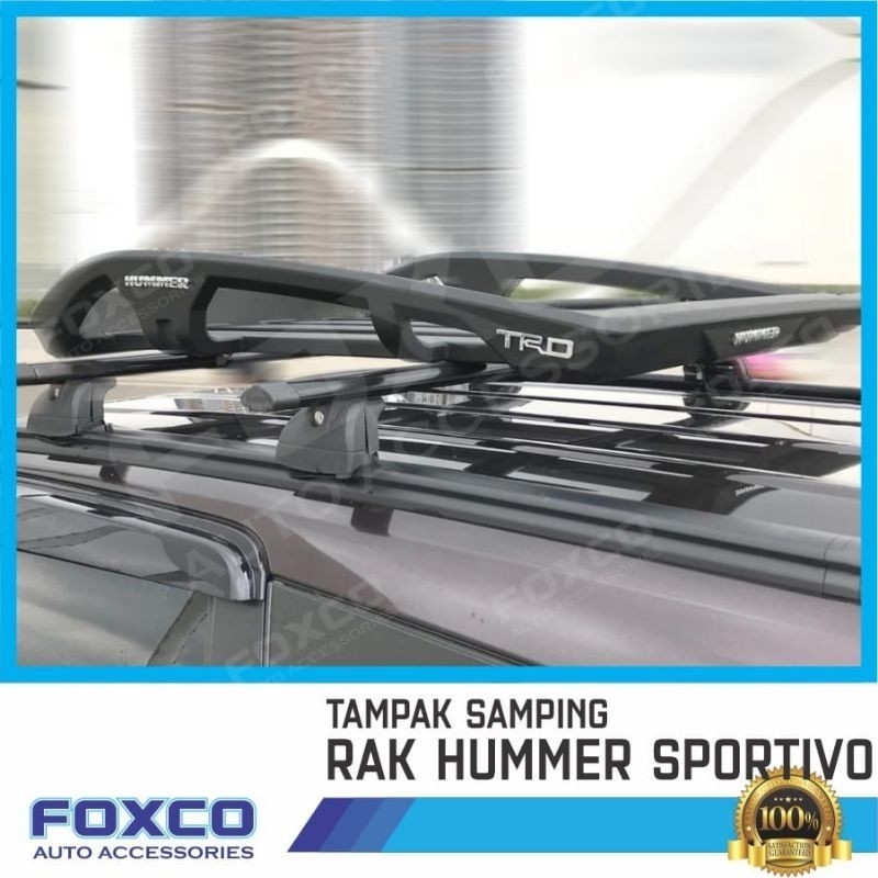 PAKET RAK BAGASI MOBIL PLASTIK TRD SPORTIVO KAKI RAK ALL NEW RUSH FORTUNER PAJERO