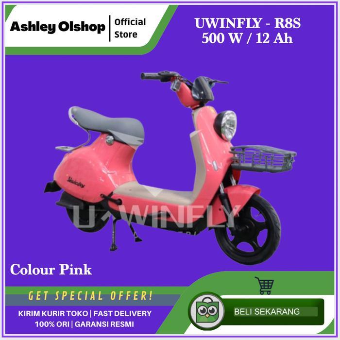 Selis Uwinfly R8 Sepeda Listrik Uwinfly R8S 500W/12Ah - Pink [ORI]