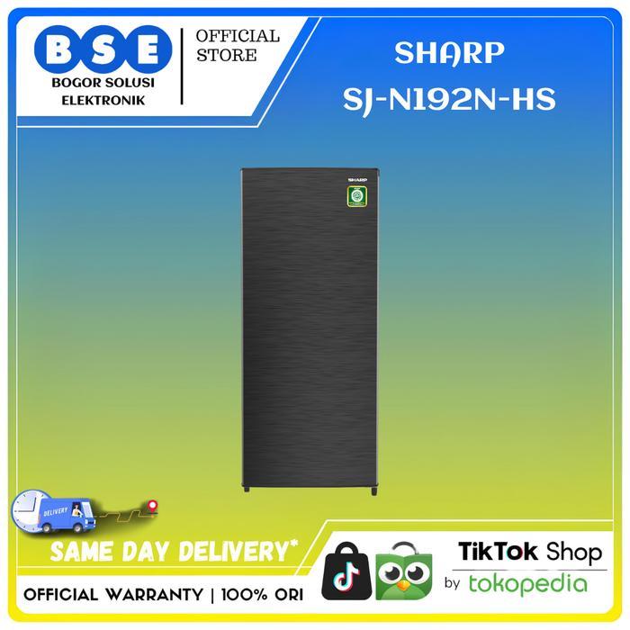 Kulkas 1 Pintu Sharp SJ-N192N-HS Low Wattage Kulkas Sharp 184 liter SJ N192N