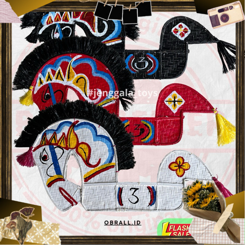 KUDA LUMPING / JARANAN / KUDA KEPANG BESAR / Kuda Lumping Anak / kuda bambu OBL