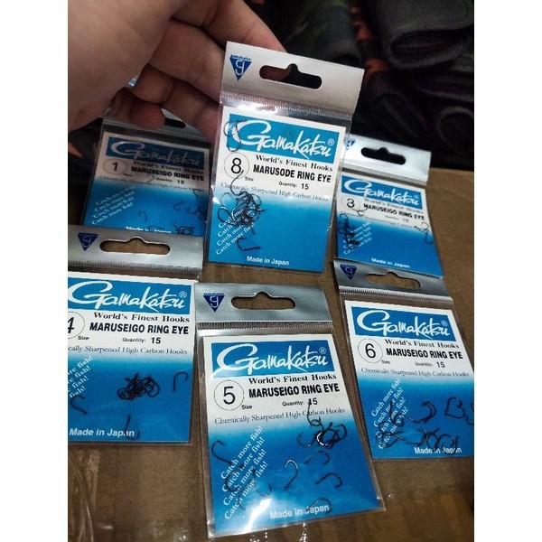 NEW Pancing kail gamakatsu type kecil marusode ring maruseigo