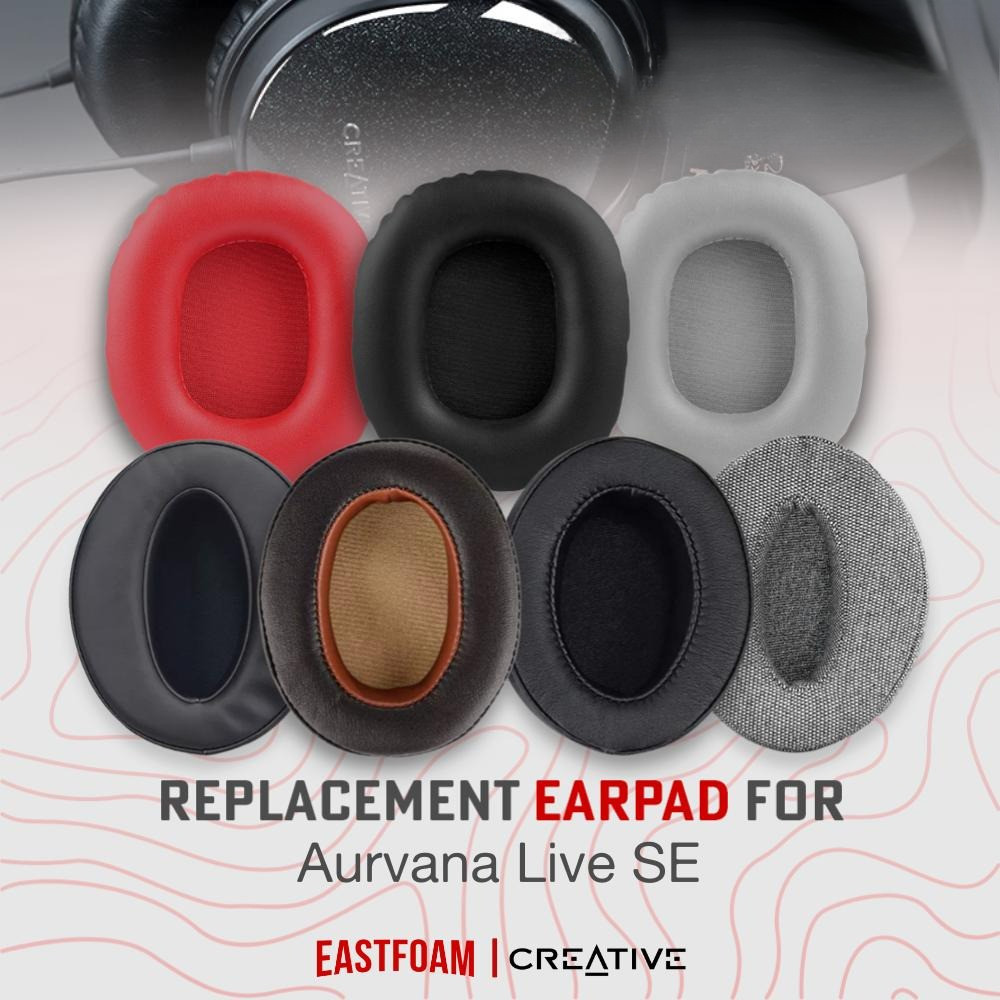 Earpad Earcup Ear cushion Creative Aurvana Live SE Busa Foam Bantalan