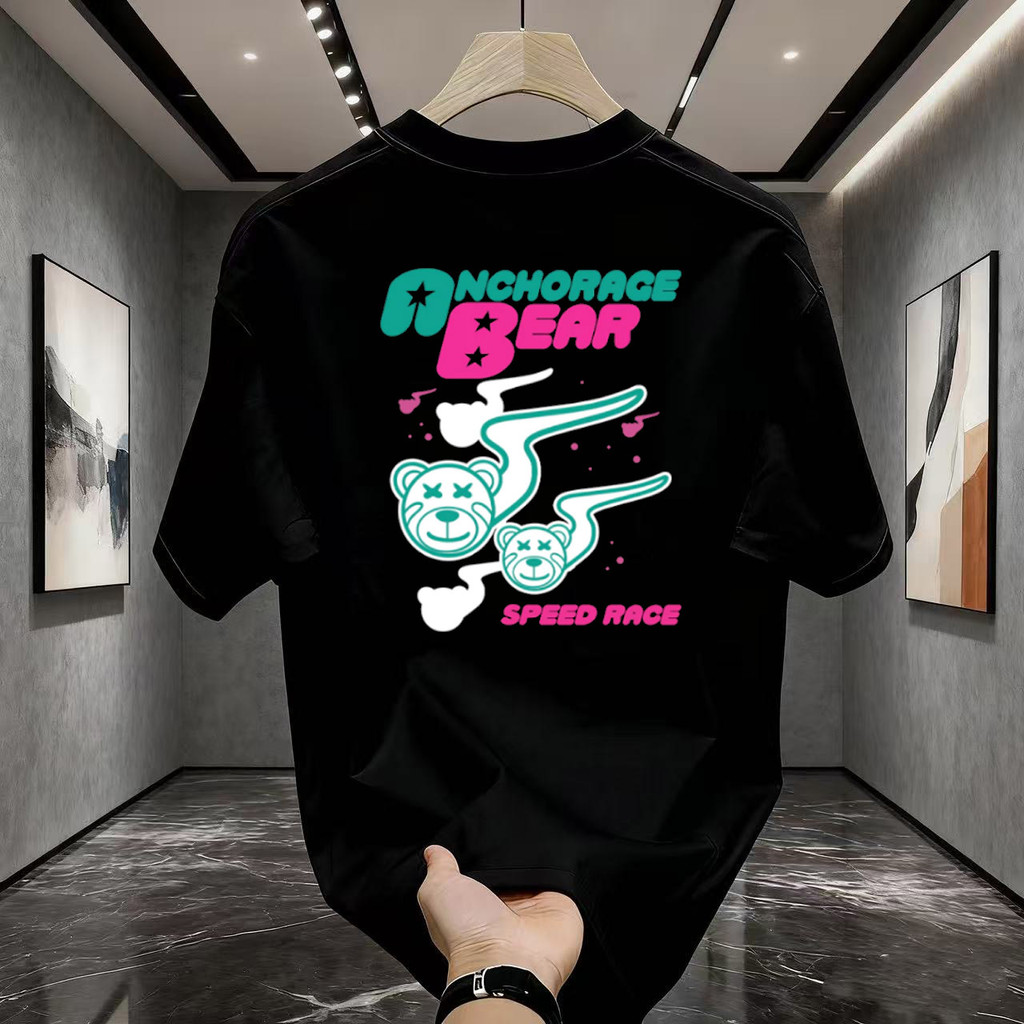 Anchorage Bear - Speed Race Sperm Tshirt Oversize Kaos Pria Distro Terlaris Cotton 24s Limited Premi