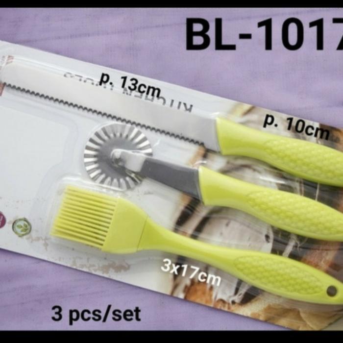 silikon set kuas pisau gerigi