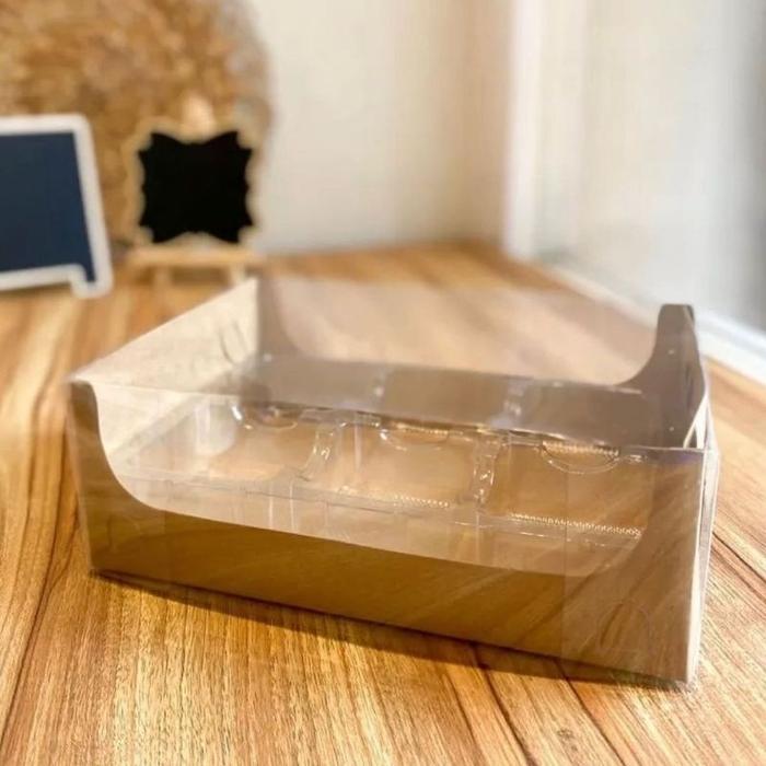 Dus Mika Puding Mini Sekat 6  Dus Kemasan Puding MIni  Alas - Warna