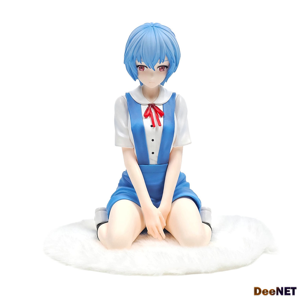 Rei Ayanami Sitting Evangelion Action Figure PVC