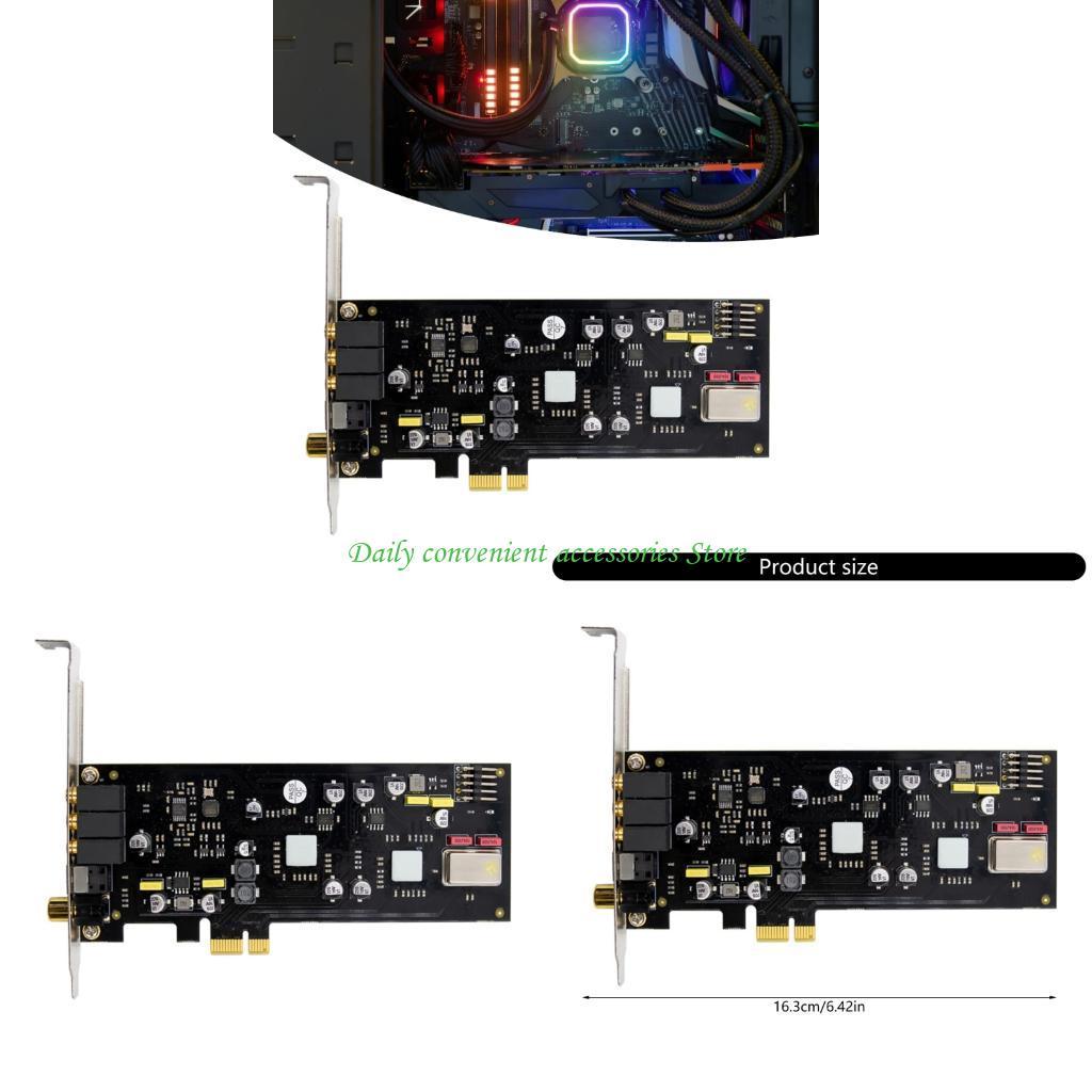 97QB PCIe Sound Card 1624 Bit PCIE PC Sound Card SSS1700 ST113 Chip Sound Card