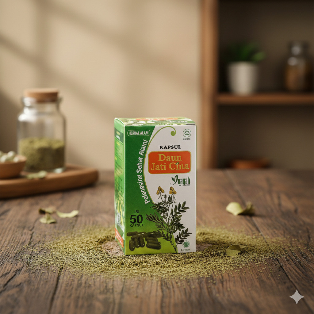 Kapsul Jati Cina Pelangsing Obat Diet yang ampuh mengurangi nafsu makan isi 50 kapsul (65)