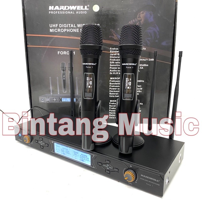 Mic wireless Hardwell Force 1 original hardwell force 1 handheld FORCE1