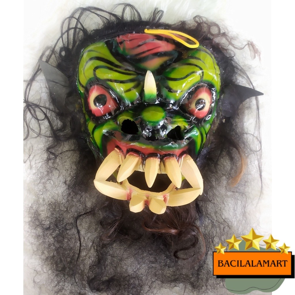 TOPENG GEDRUK MIKA / TOPENG BUTO GEDRUK MIKA / TOPENG BUTO RAMPAK JARANAN Laris