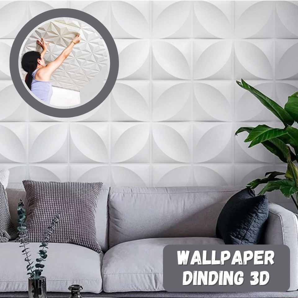 H5430 WallPanel 3D Dinding PVC / Wallpanel PVC / Wall Panel PVC 3D Timbul Modern / Wallpaper Dinding