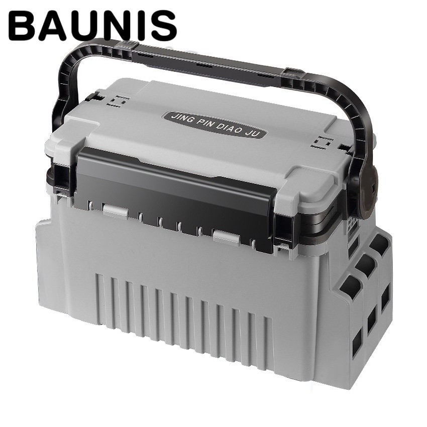 Baunis Tackle Box Kotak Peralatan Pancing Jigging Lure Box Fishing Box Mancing Serbaguna Besar Kecil