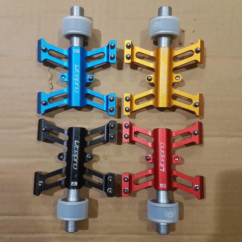 pedal sepeda LITEPRO bearing ultralight alloy QR raze syte ORIGINAL X