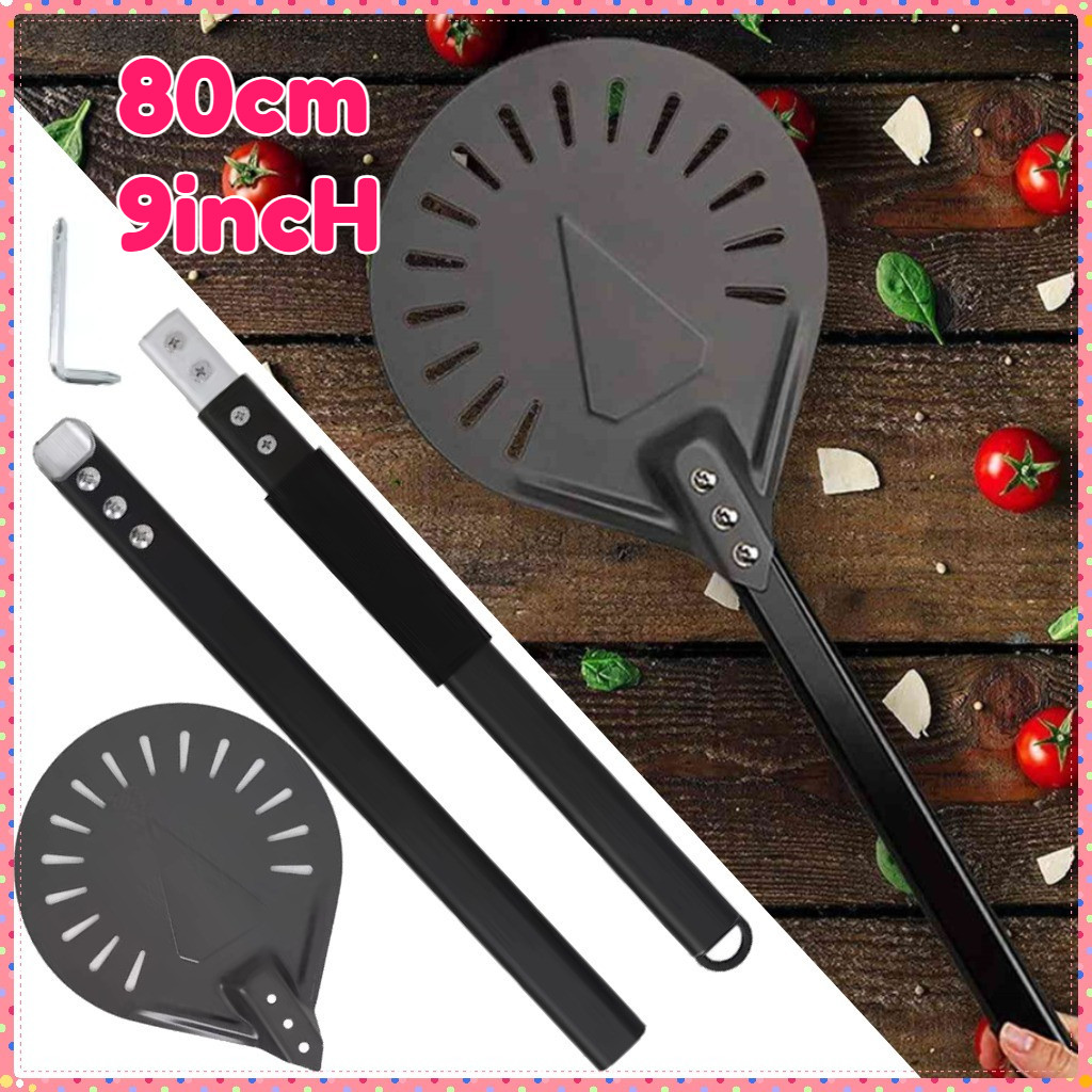 Stainless Pizza Shovel Pizza Shovel Gagang Panjang Sekop Pizza Panjang