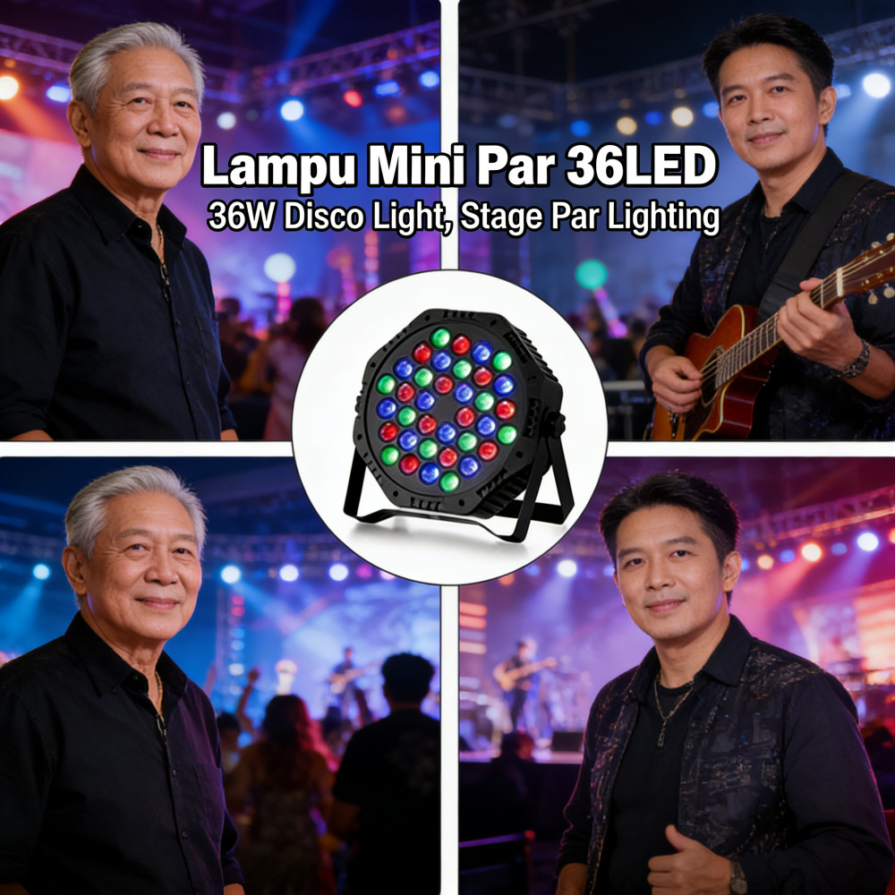 Panggung Parlight Disco 36LED 36w Sorot Lampu Par Par Par