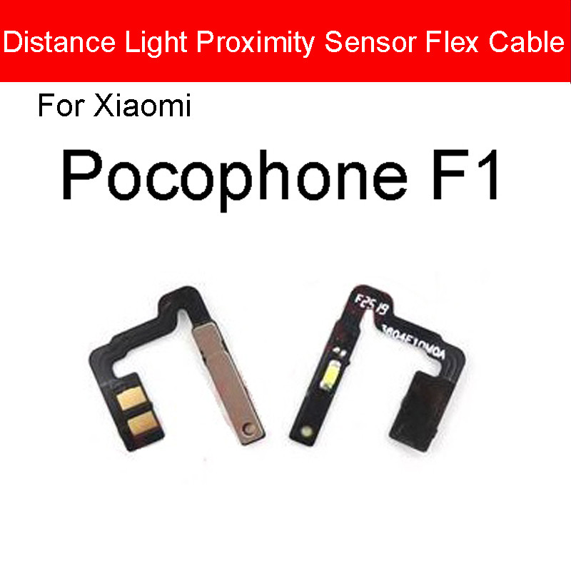 Flash Light Flex Cable For Xiaomi Mi POCO F1 F2 F3 Pro GT stnace Proximity Sensor Flex Ribbon Replac