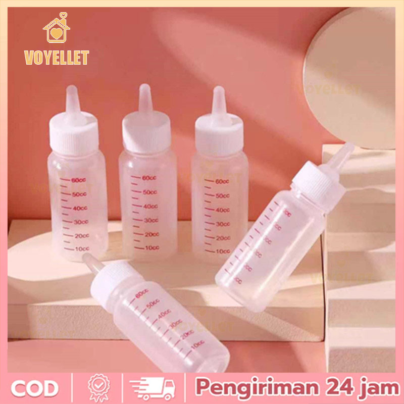 Voyellet Botol susu kucing 50ML botol susu anak kucing