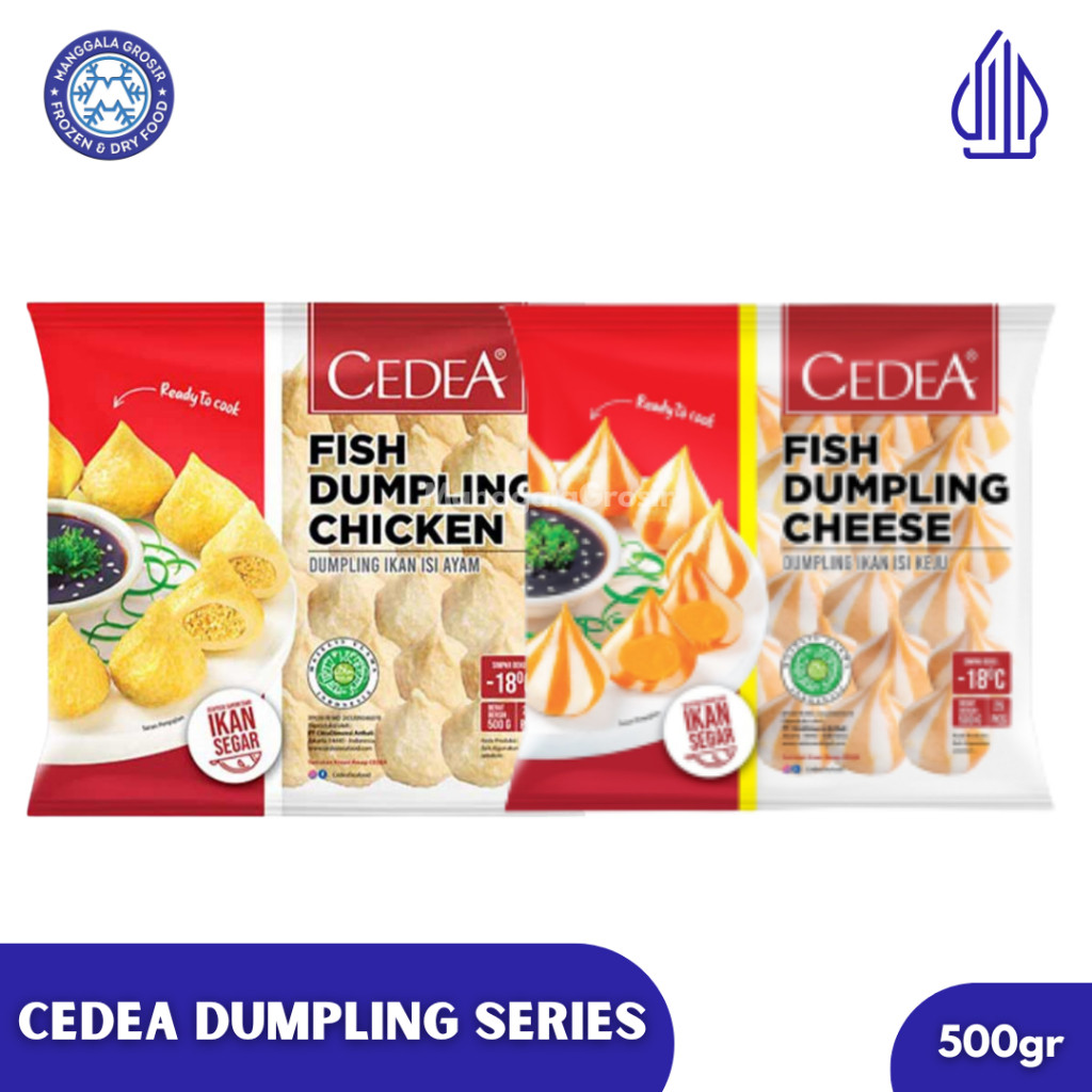 Cedea Dumpling Chicken / Cheese | Dumpling Ayam / Keju 500gr - Frozen Food