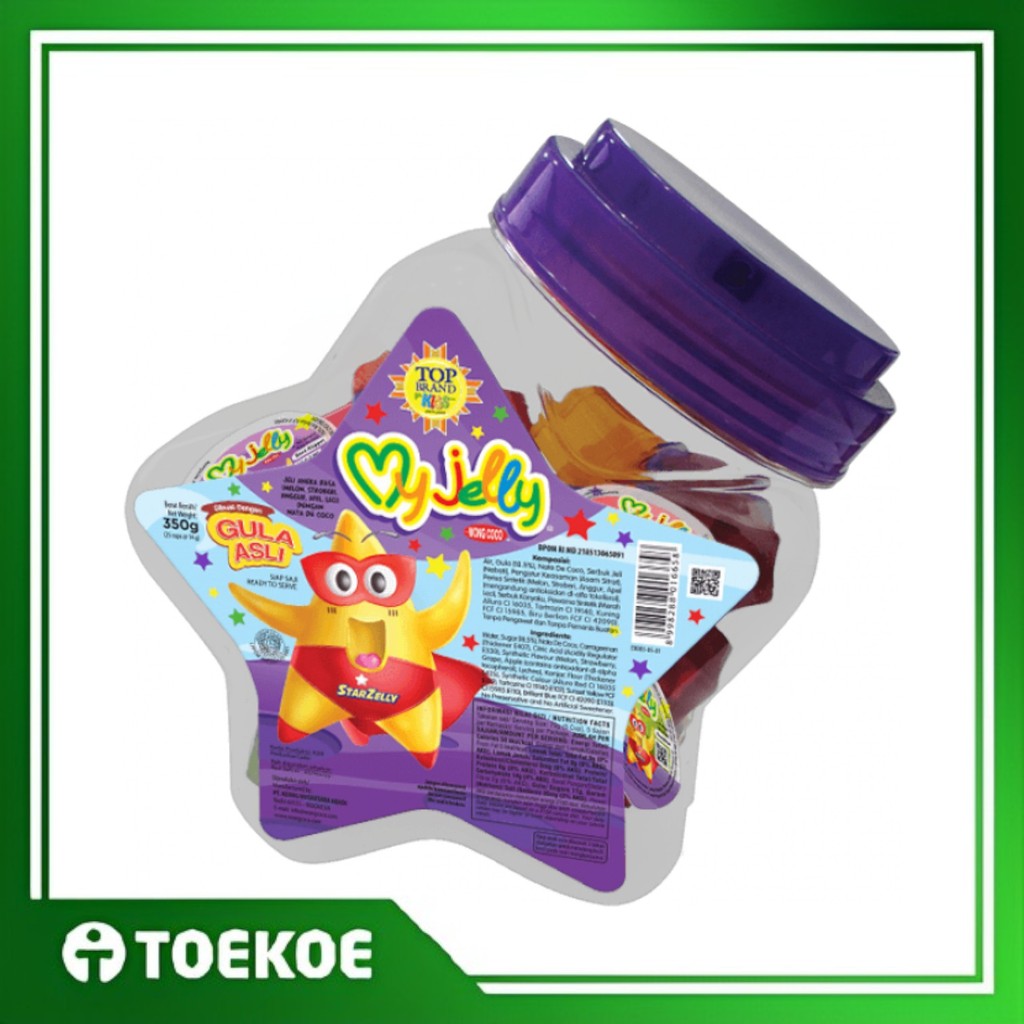 TOEKOE My Jelly Wong Coco [Isi 25pcs] Toples Bintang