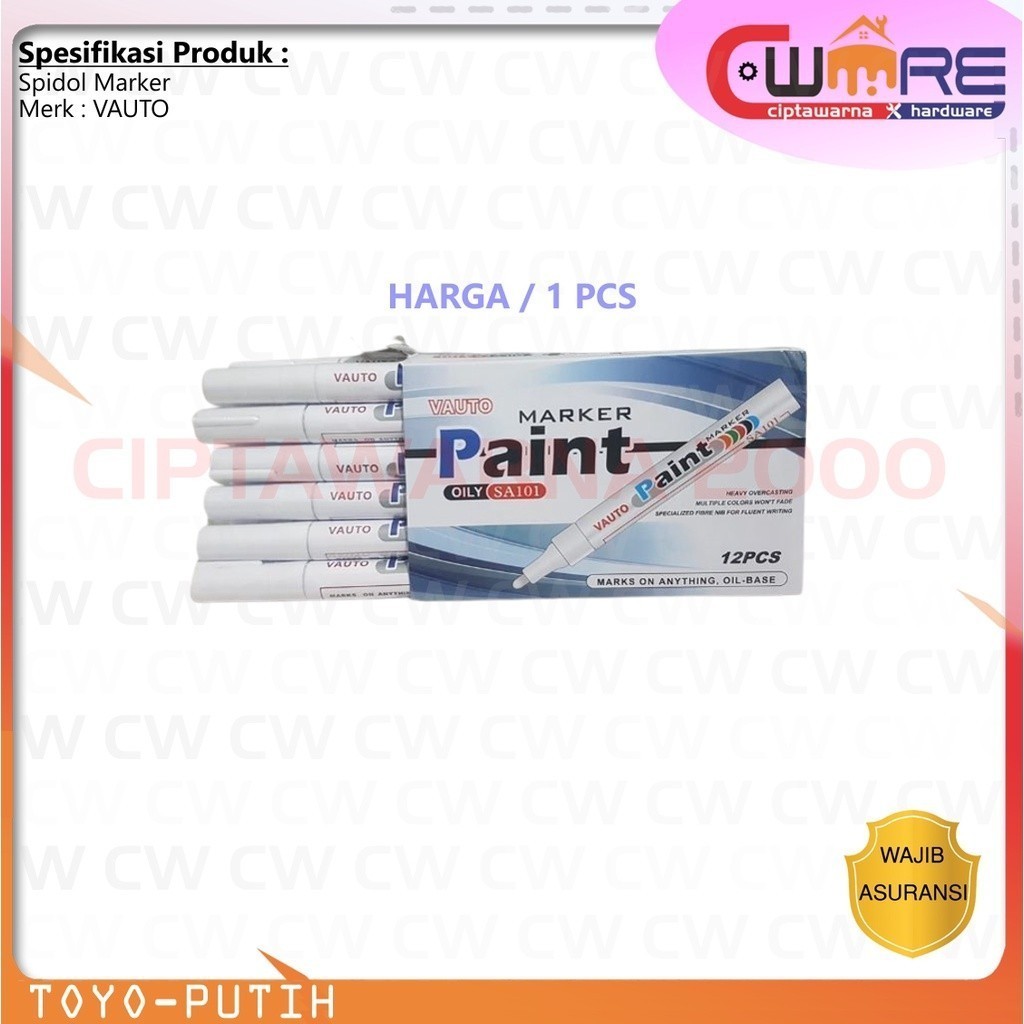 Vauto Spidol Ban Mobil Motor Paint Marker Kuat Awet - CwTc