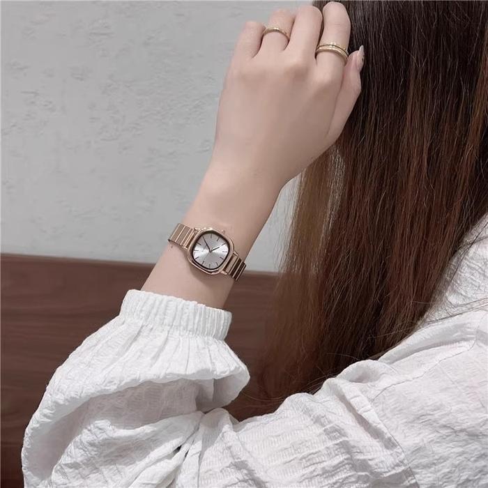 Gogoey Jam Tangan Wanita Tali Rantai Jam Analog Anti Karatan Jam Fashion Wanita CA095 Fashion Kemewa