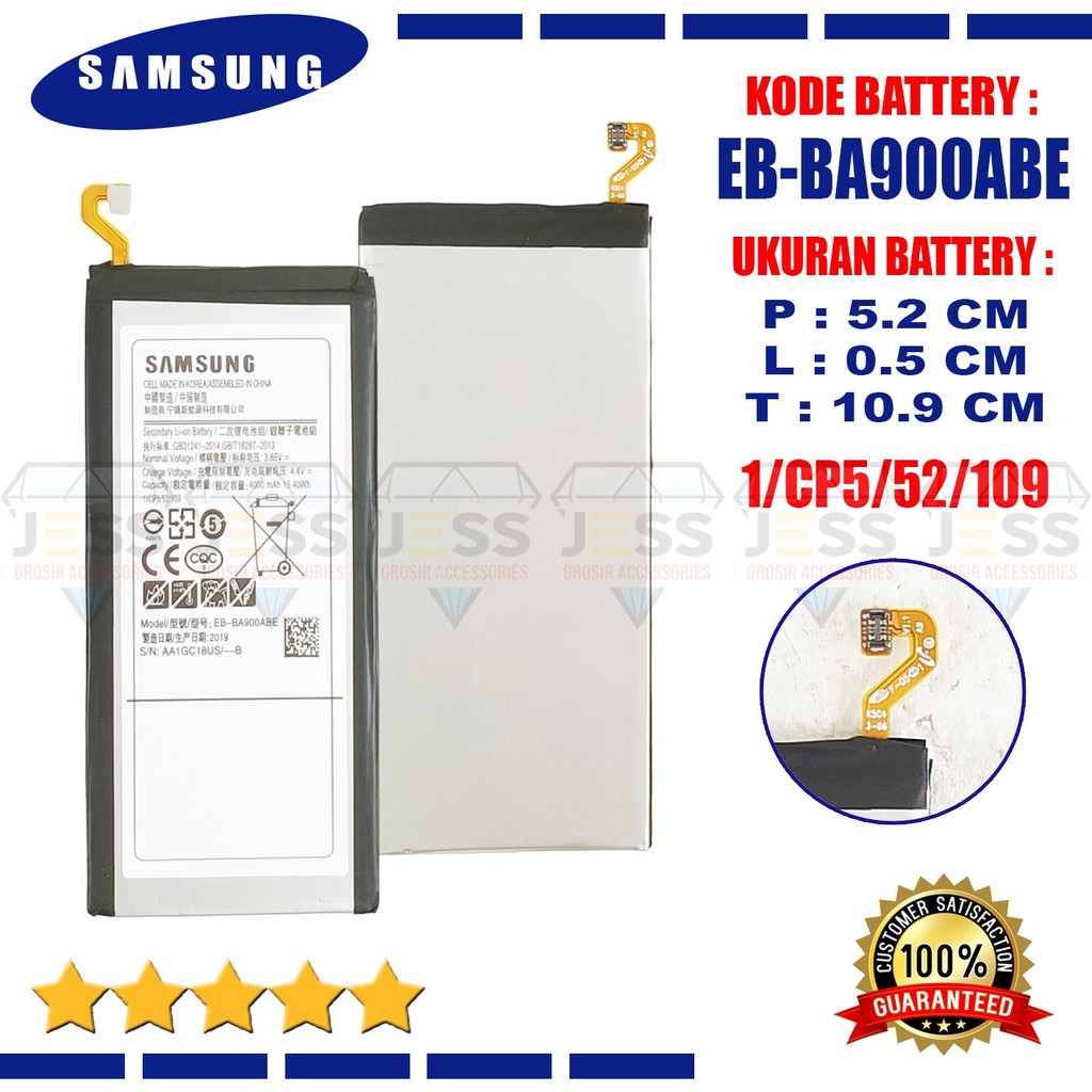 Baterai Original Samsung Galaxy A9 Pro A910 A9 2016 A900F A9+ Plus SM-A910F EB-BA900ABE EB-BA910ABE