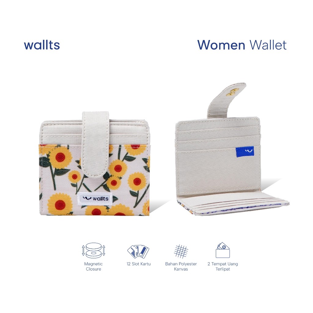 POPULER Wallts Melo - Dompet Wanita Wallet Kartu