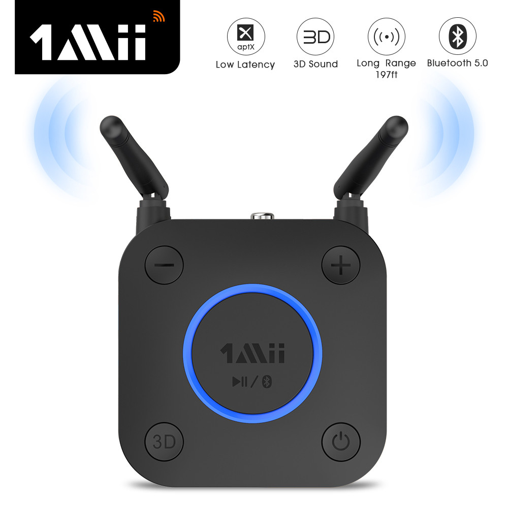 1Mii B06Pro Bluetooth 50 Receiver Auo aptX LL 3D Music CoaxialOptical2RCA35mm Aux Bluetooth Adapter 