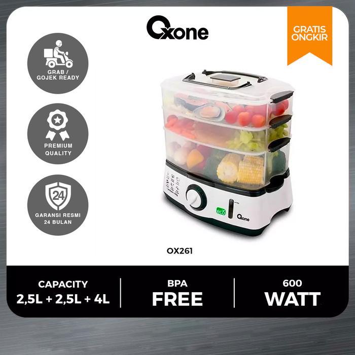 Pro Elektrikstore Oxone OX261 Food Steamer Eco Low Watt