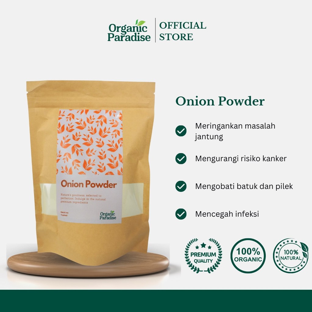 Bawang Bombay Bubuk 500 gram / Onion Powder 500 gram Premium