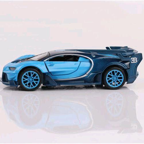 1/32 BUGATTI VISION GT GRAN TURISMO DIECAST MOBIL MINIATUR PAJANGAN - Biru