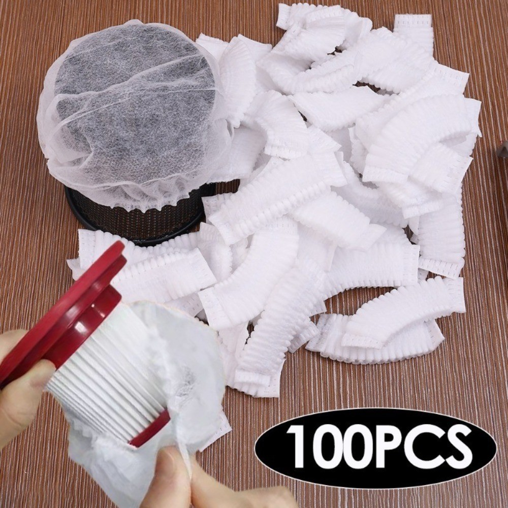 100PCS Non-wovens Vacuum Cleaner Filter Mesh Durable Dust-proof Dust Collection Filter sposables Mes