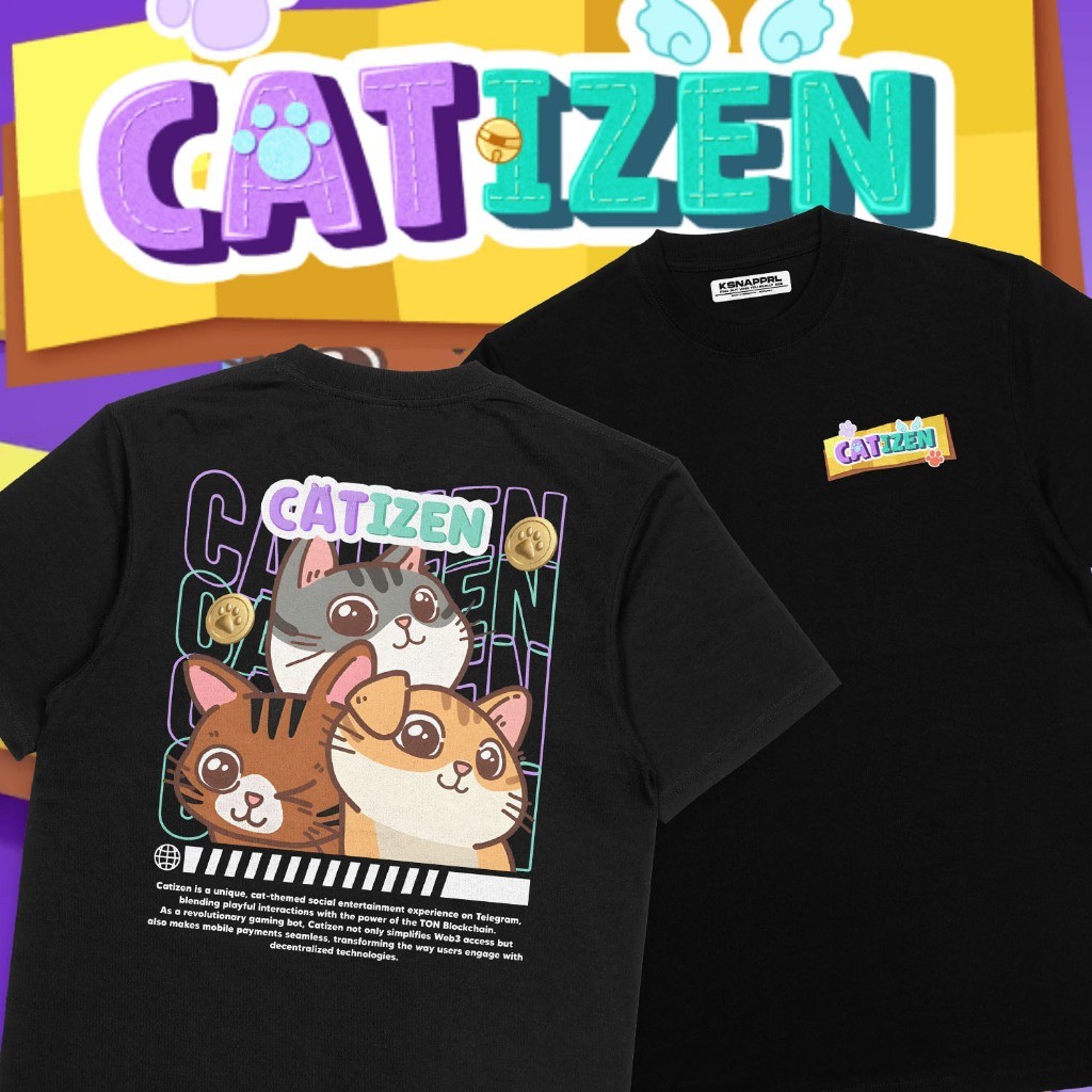 Kaos Crypto Airdrop "Catizen Streetwear" - Cryptocurrency / Alt Coin Crypto / Airdrop Catizen