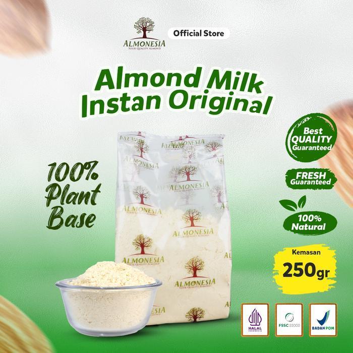 Almonesia - Almond Milk Instant Original (Susu Almond Organik Non Dairy) 250gr 1902