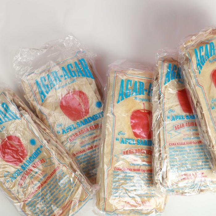 Agar-Agar Kertas Cap Apel Rumput Laut Asli
