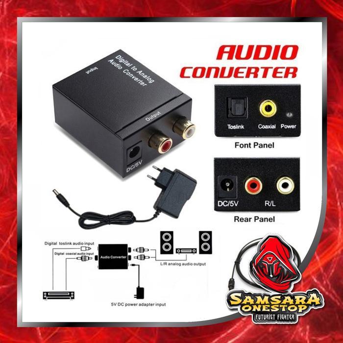 CONVERTER (Optic)Digital to (Rca)Analog Audio