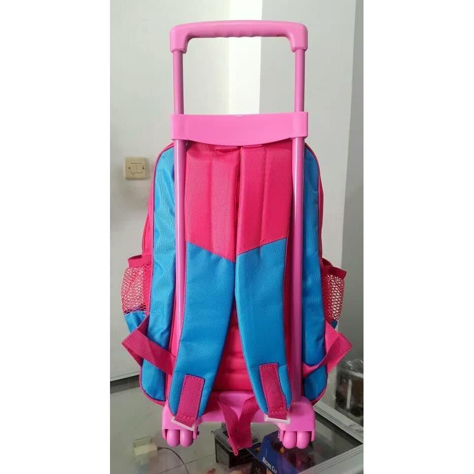 Best Seller Tas Sekolah Anak Kuda Poni 3D Troli ,Bahan Import Bermutu