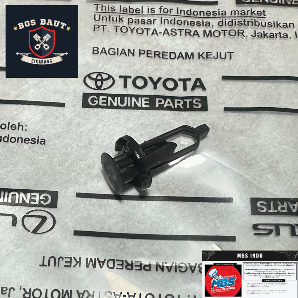 BOS BAUT klip kancing bemper gril spakbor toyota inovo hilux fortuner original