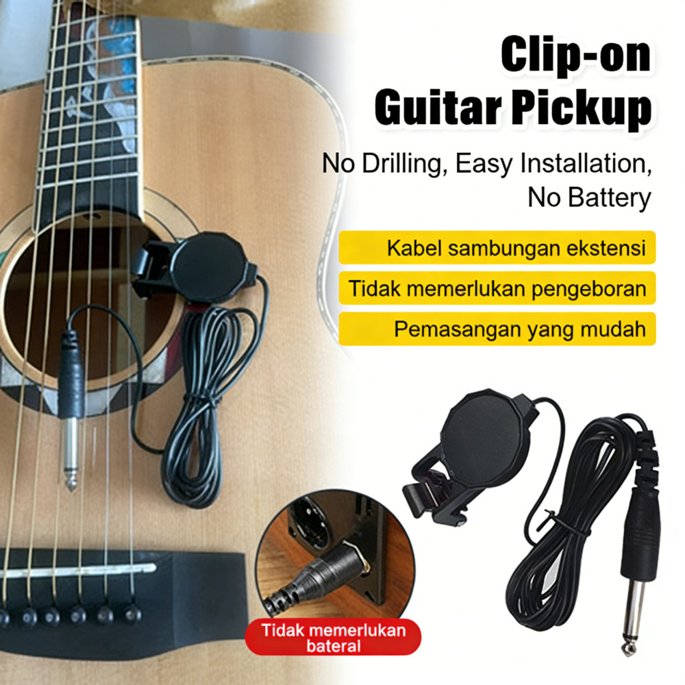 Clip-on Pick Up Gitar Akustik Spul tempel Gitar Spul Pick Up Akustik gitar acoustic/ Pick Up Spul