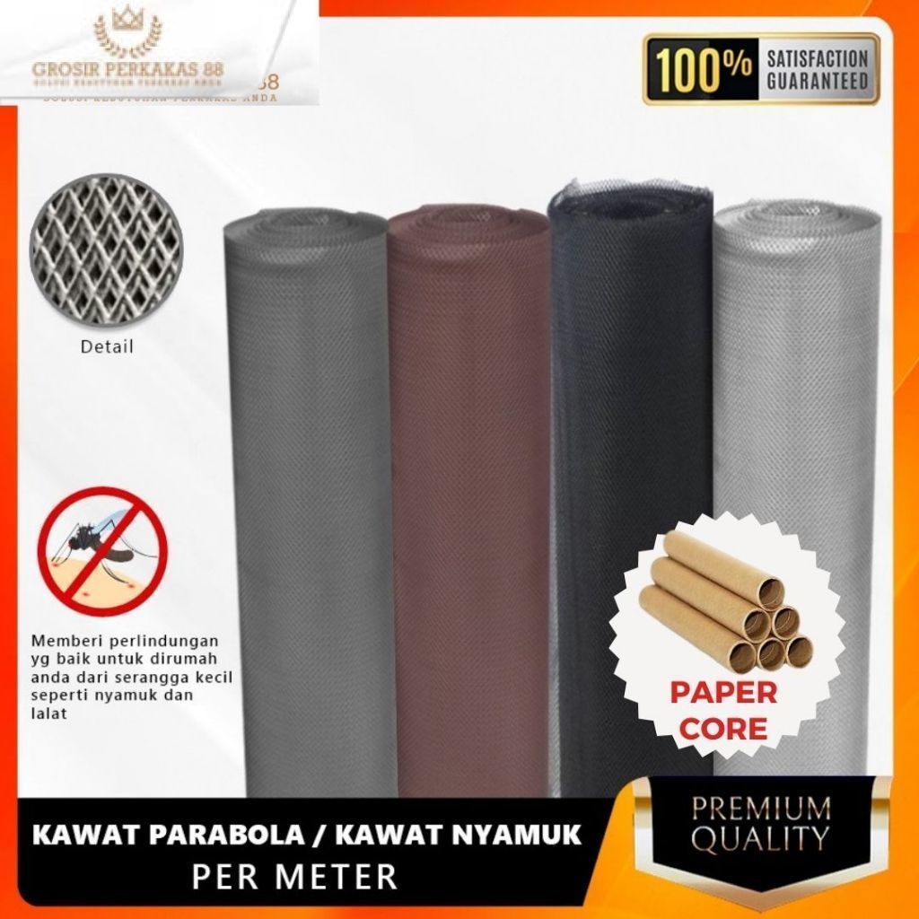 Kawat Nyamuk Ventilasi Penutup Kasa Alumunium Lubang Jaring Angin Baja