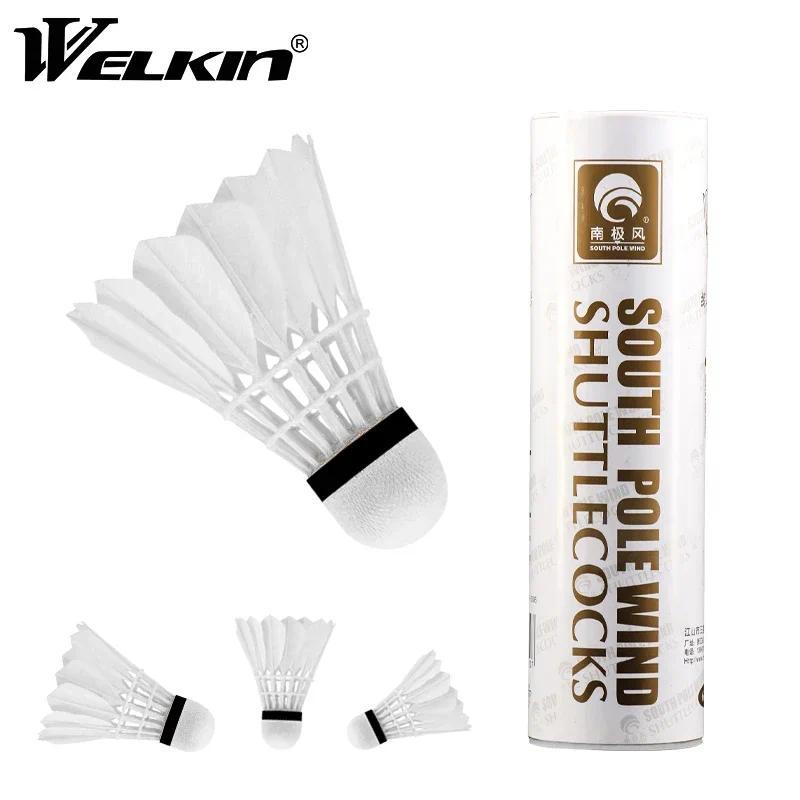 Badminton Shuttlecock White Goose Board Feather Flying Stability Durable Shuttlecock Ball feather sh