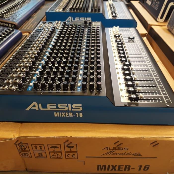TERBAIK Mixer 16 Channel ALESIS 16 Microverb 4 Efek REVERB Digital