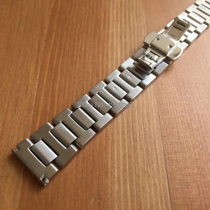 Steel Half Rose Gold Watch Band Strap Belt Bracelet 18mm for Chopard Imperiale 36mm Watch