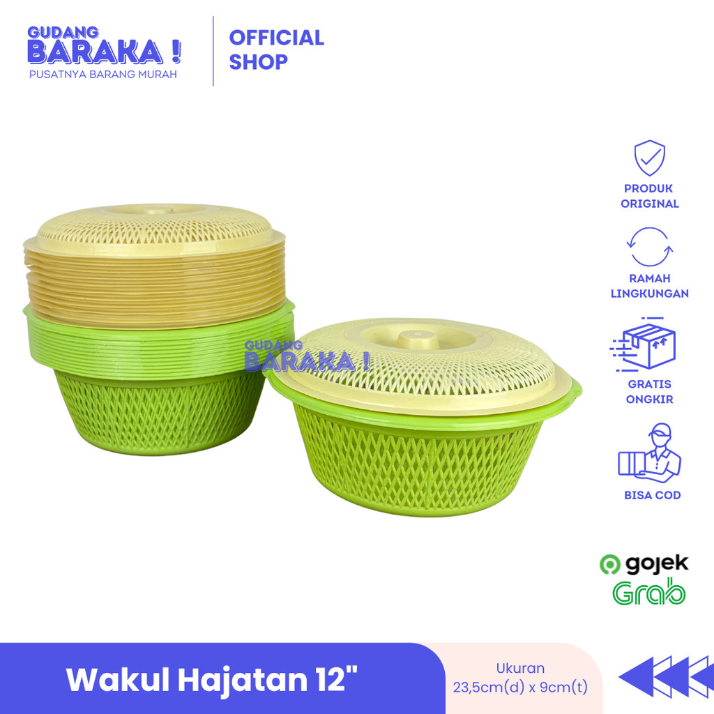Wakul Hajatan Tutup 12 Besek Nasi Hajatan Wakul Berkatan Premium Quality