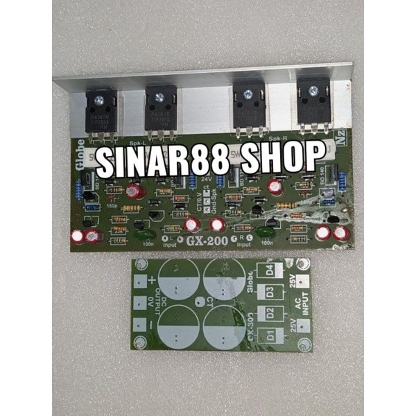 KIT POWER AMPLI AMPLIFIER GX200 GX 200 200WATT 200 W ( SX200 SX 200 )