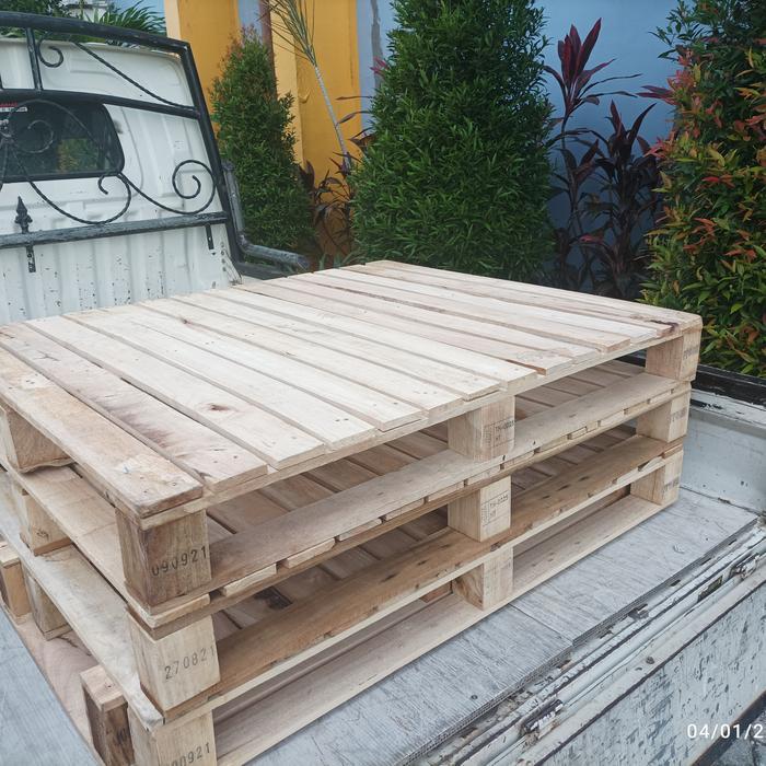 palet kayu jati Belanda - 120x100cm Terlaris