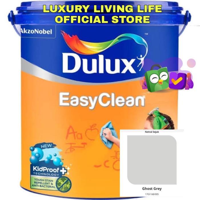 Dulux Easy Clean Ghost Grey 2,5L Gallon Tinting CSS