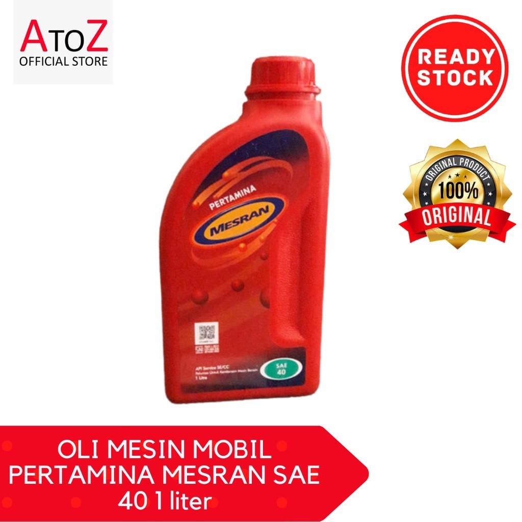 OLI MESIN MOBIL PERTAMINA MESRAN SAE 40 1 liter