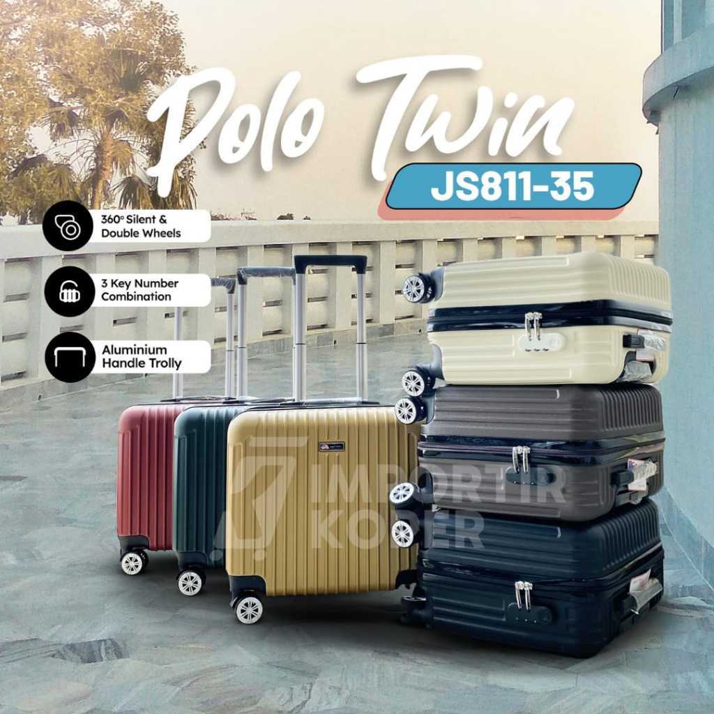 Koper Joshee X Polo Twin Koper T Suitcase Luggage Koper Umroh Tahan Banting Koper Study Tour Busines